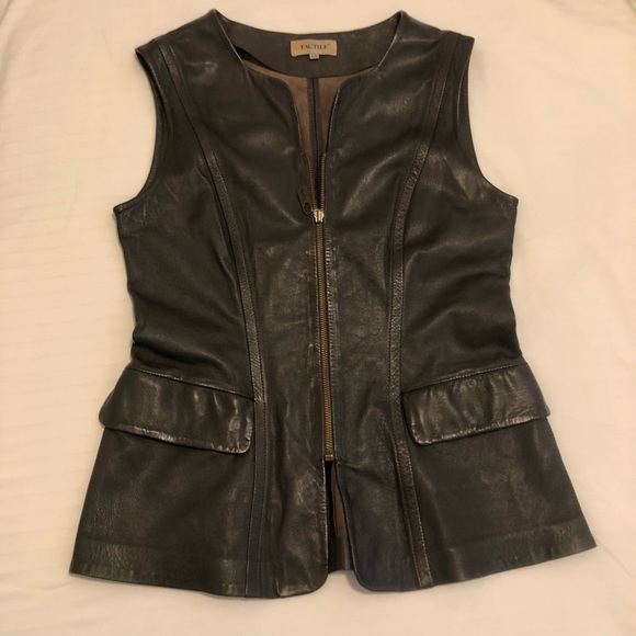 LEATHER VEST - Picture 2 of 10